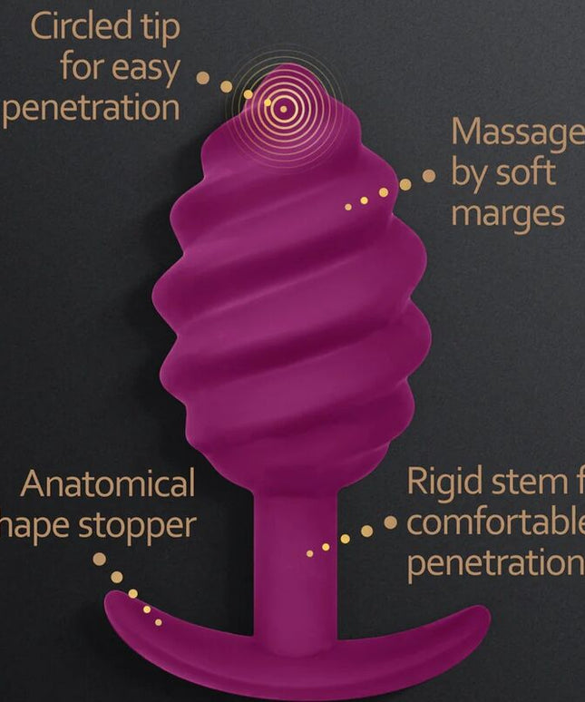 G-VIBE - GPLUG TWIST 2 PLUG ANALE VIOLA