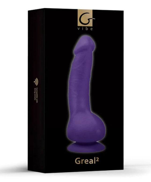 G-VIBE - GREAL 2 VIBRATORE REALISTICO VIOLA