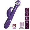 PRETTY LOVE - DEJON VIBRATORE RABBIT 3 IN 1 MULTIFUNZIONE VIOLA