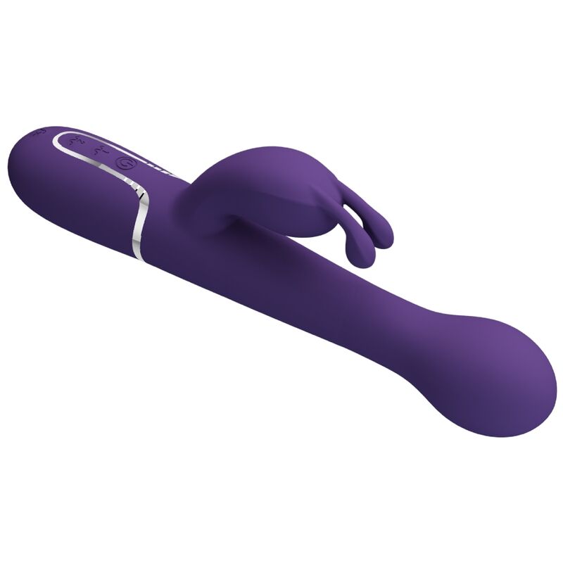 PRETTY LOVE - DEJON VIBRATORE RABBIT 3 IN 1 MULTIFUNZIONE VIOLA