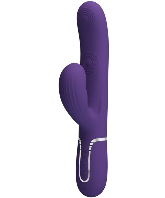 PRETTY LOVE - PERLITA VIBRATORE G-SPOT 3 IN 1 MULTIFUNZIONE VIOLA