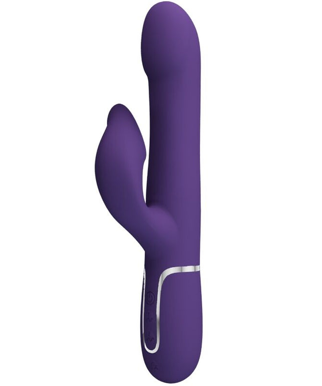 PRETTY LOVE - ZALIN PERLE VIBRATORE CONIGLIO 4 EN 1 VIOLA