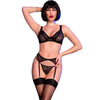 CHILIROSE - CR 4692 SET QUATTRO PEZZI NERO M