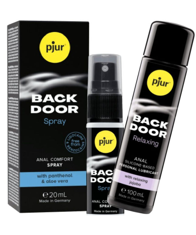 PJUR - BACK DOOR SET DI LUBRIFICANTE ANALE E SPRAY