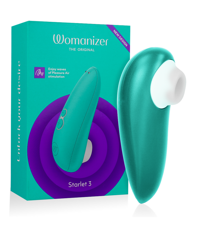 WOMANIZER - STIMOLATORE CLITORALE STARLET 3 TURCHESE