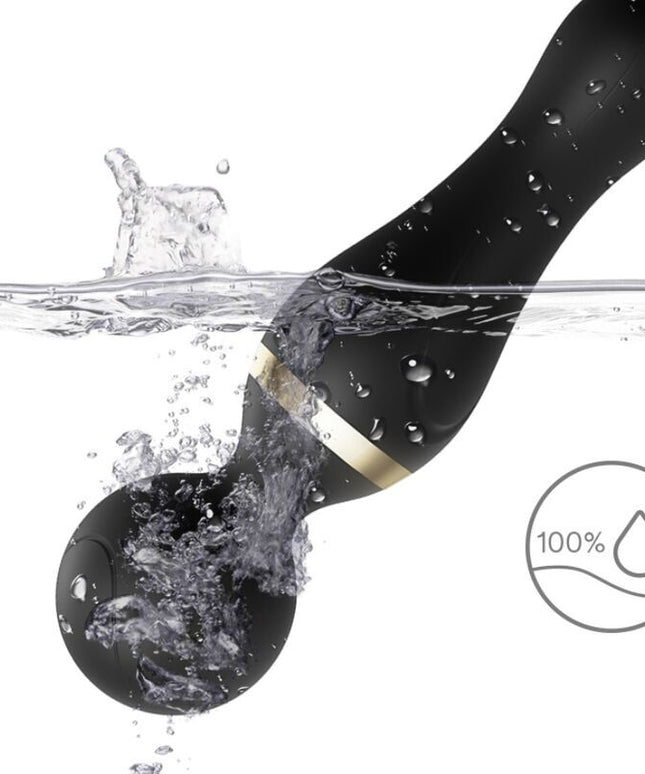 ARMONY - MASSAGGIATORE E VIBRATORE FREEZA TESTA SUPER FLESSIBILE NERA