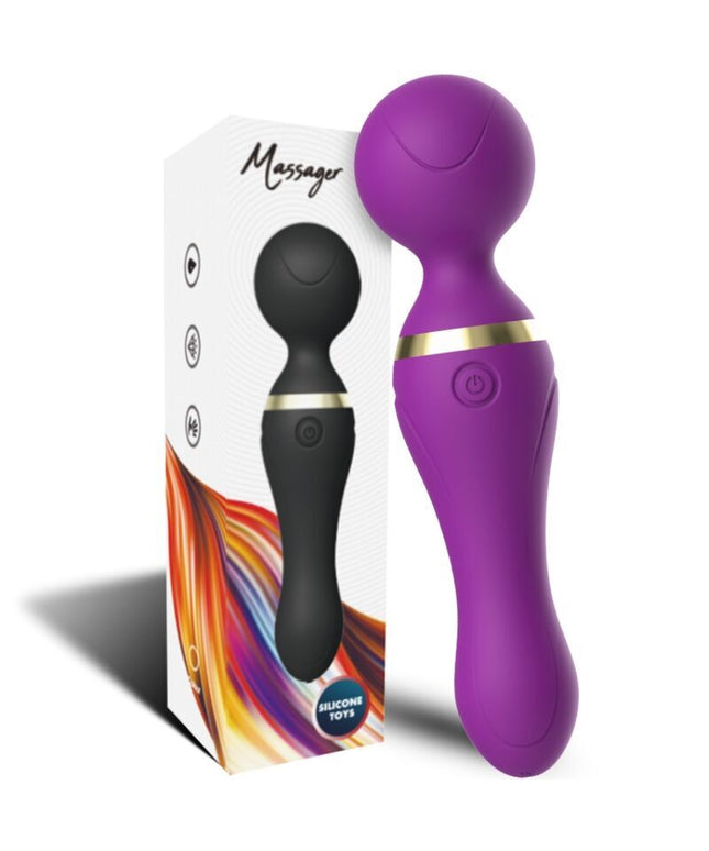 ARMONY - MASSAGGIATORE E VIBRATORE FREEZA TESTA SUPER FLESSIBILE VIOLA