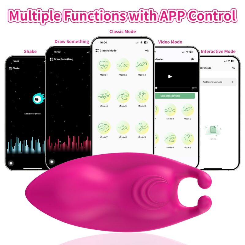 ARMONY - MUTANDINA INDOSSABILE HONEYBEE VIBRATORE G-SPOT FUCSIA - APP GRATUITA