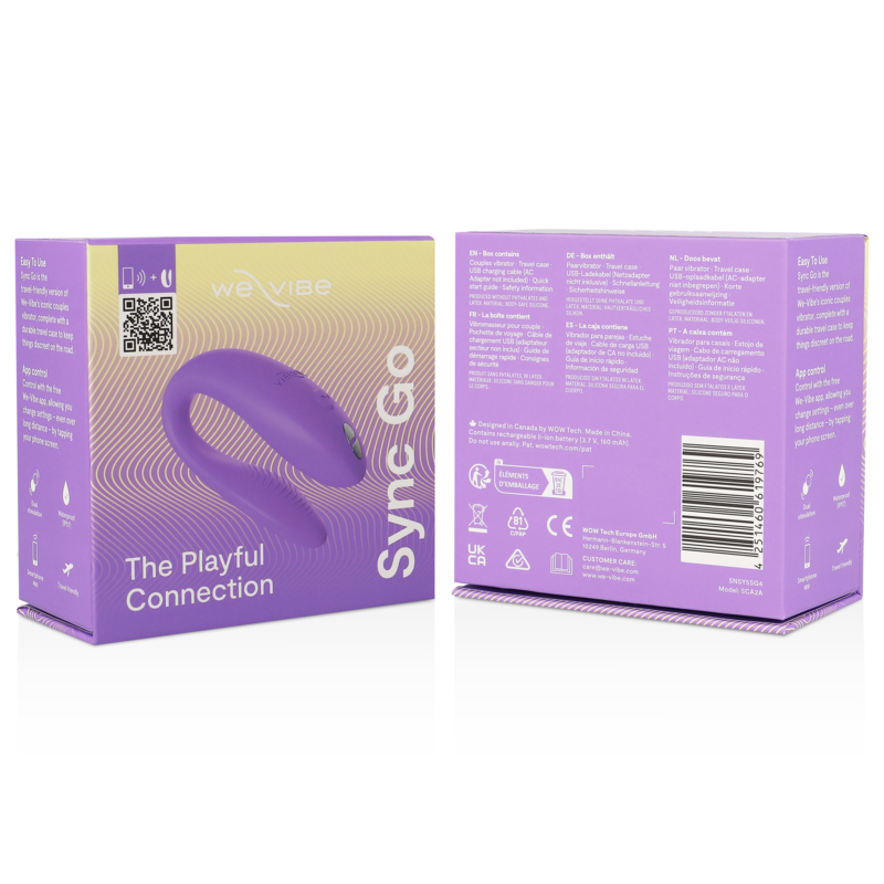 WE-VIBE - SYNC GO DUAL STIMOLATORE VIOLA