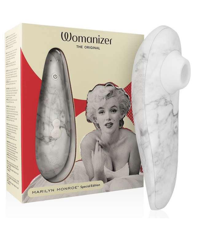 WOMANIZER - MARILYN MONROE CLASSIC 2 STIMOLATORE DEL CLITORIDE MARMO BIANCO