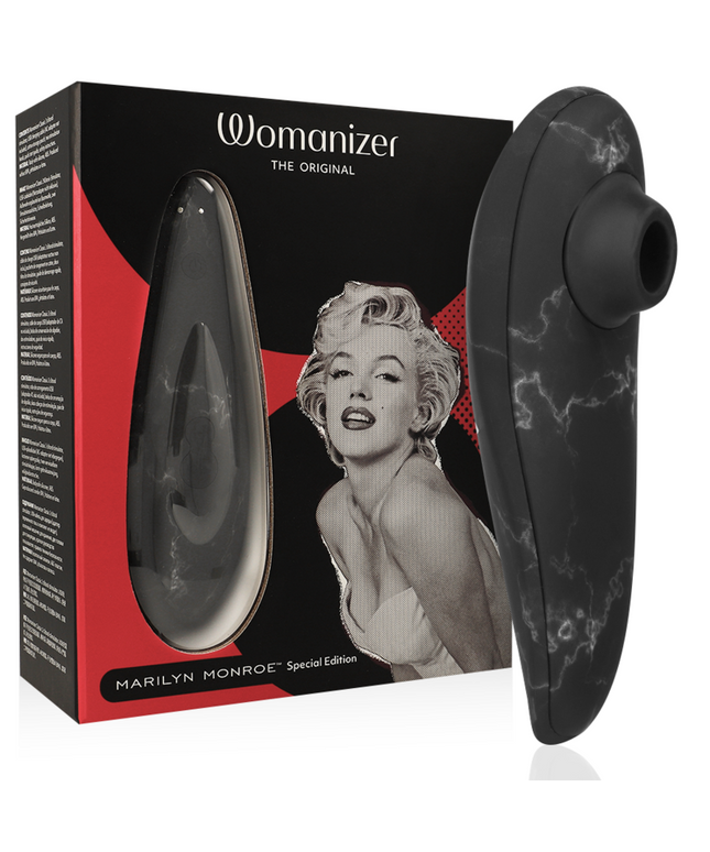 WOMANIZER - MARILYN MONROE CLASSIC 2 STIMOLATORE DEL CLITORIDE MARMO NERO