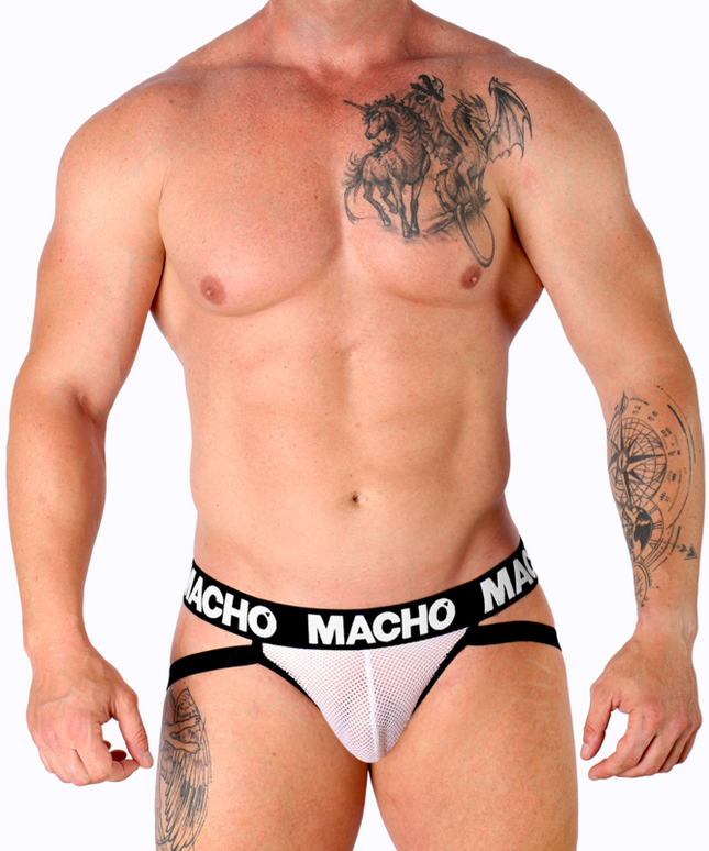 MACHO - MX26X1 JOCK GRID BIANCO S