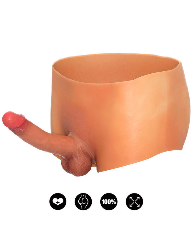 HIDDEN DESIRE - ALTER EGO BOXERSHOT CON PENE 18 CM TAGLIA S/M