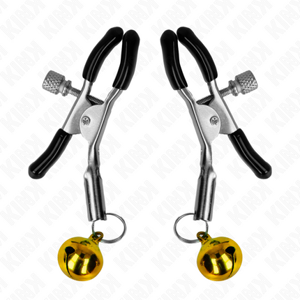 KINK - PINZA PER CAPEZZOLO A CAMPANA SINGOLA ORO 6 CM