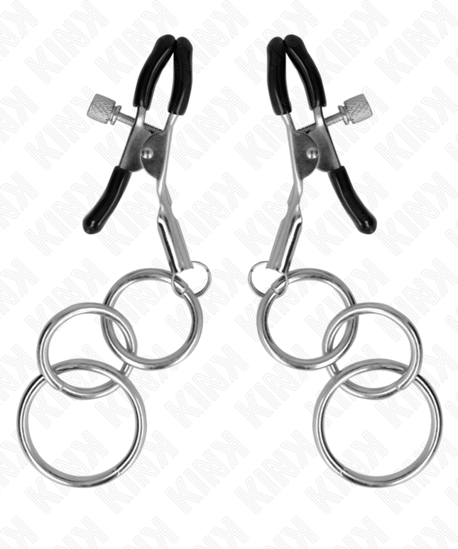 KINK - MORSETTO PER CAPEZZOLO CON 3 O-RING 6 CM