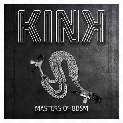 KINK - PINZE PER CAPEzzoli CON 3 CATENE ARGENTO 20/23/28 CM