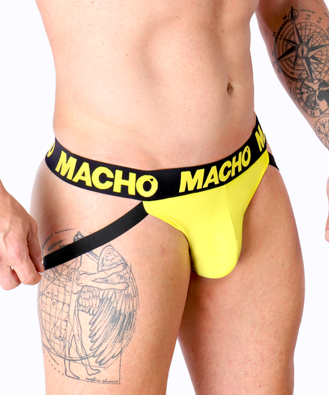 MACHO - MX25A JOCK LYCRA GIALLO S