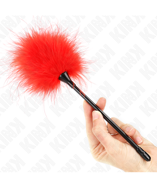 KINK - PIUME ROSSE TICKLE UTILIZZATE PER IL KIT BONDAGE 27 CM