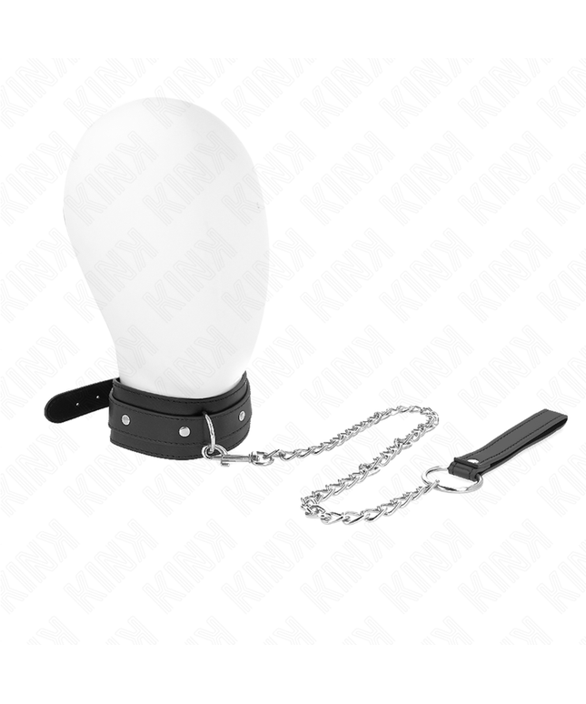 KINK - COLLANA CON GUINZAGLIO 65 CM 1 ANELLO REGOLABILE 38-49 CM X 5 CM