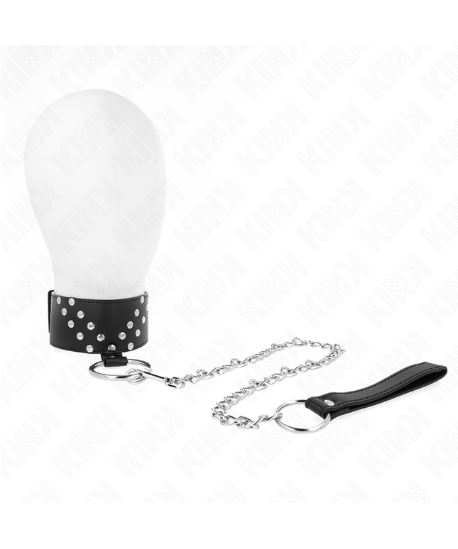 KINK - COLLANA CON CINTURA 65 CM CON RIVETTO A V REGOLABILE 36-43 CM X 5 CM