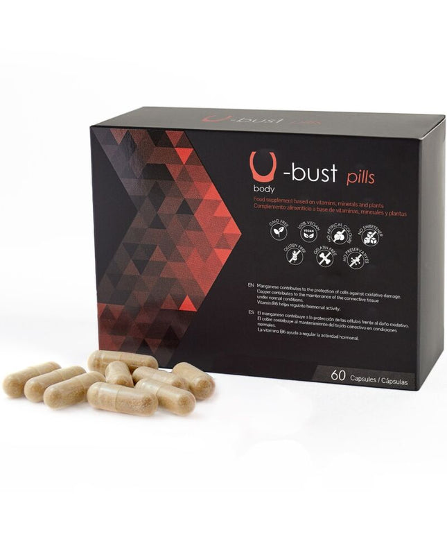 500 COSMETICS - U-BUST CAPSULE PER L'INGROSSAMENTO DEL SENO - 60 CAPSULE