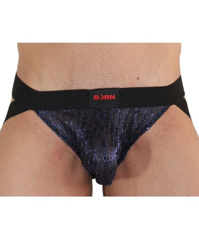 BURN - 006 JOCK BLU LUCIDO / NERO S