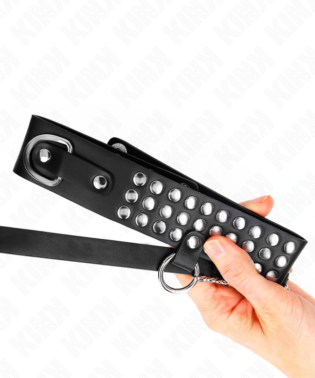 KINK - COLLANA CON CINTURINO 65 CM CON LUCIDI REGOLABILE 37-42 CM X 5,3 CM