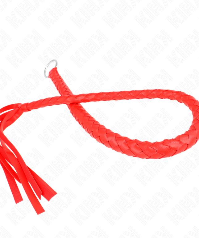 KINK - FRUSTA SERPENTE CON ANELLO MANO ROSSO 65 CM