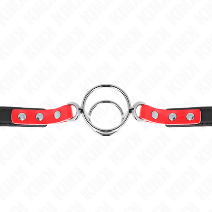 KINK - GAG CON O-RING MULTIPLI 4/4,8 CM ROSSO 38 X 56 CM