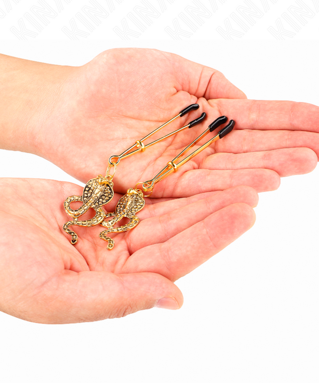 KINK - PINZE PER CAPEzzoli PENDENTI COBRA 6 CM