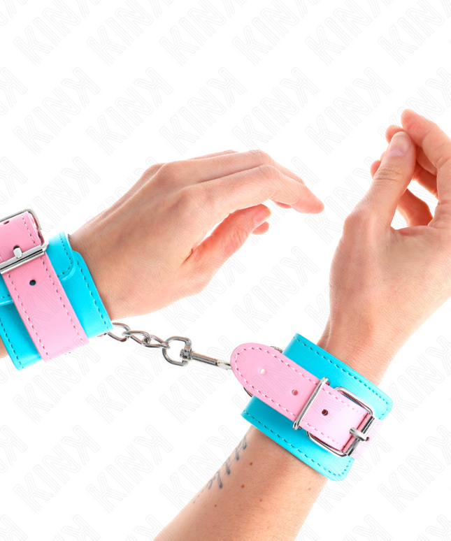 KINK - GRAZIOSI POGGIPOLSI BLU/ROSA REGOLABILI 16-28 CM X 5 CM