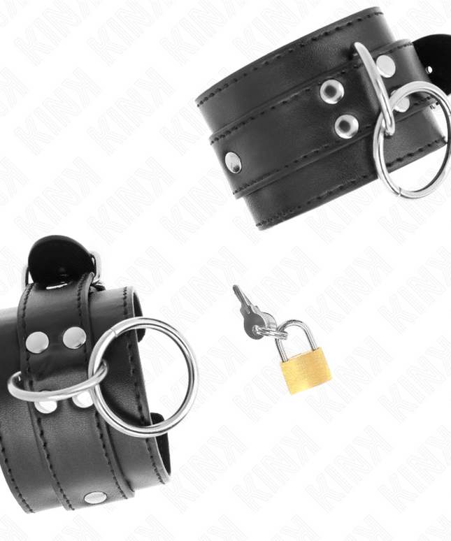 KINK - FERMAPOLSO CON BLOCCAGGIO O-RING NERO REGOLABILE 20-28 CM X 5,5 CM