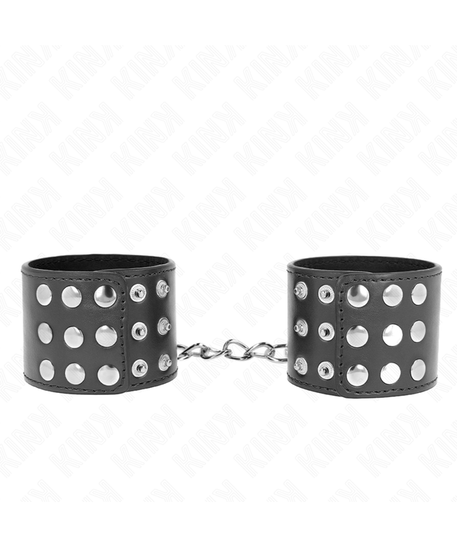 KINK - RESISTENZA DA POLSO CON CHIUSURA A SCATTO NERA REGOLABILE 19-24 CM X 5,5 CM