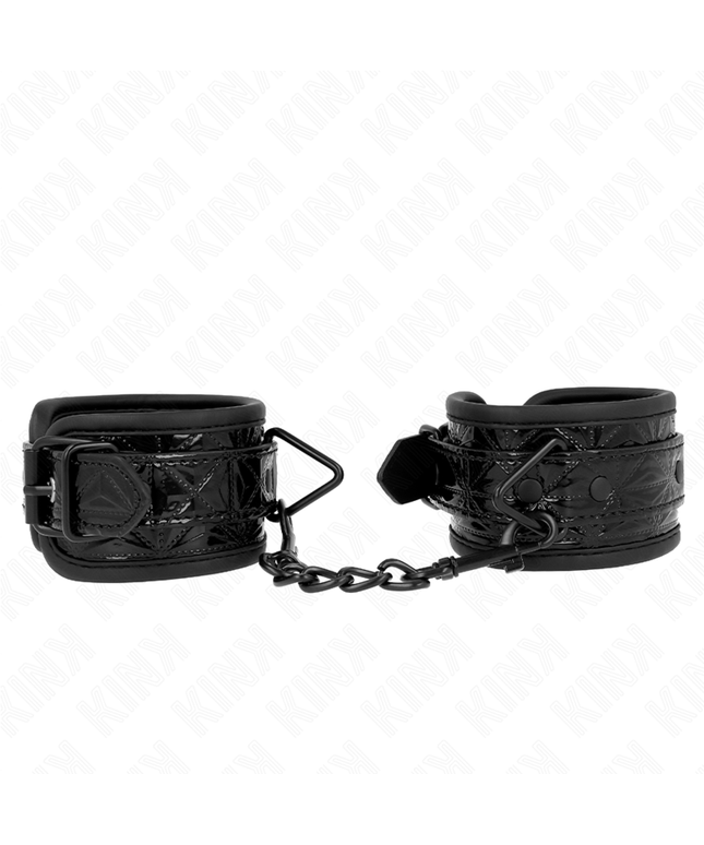 KINK - RESISTENZA DA POLSO CON MOTIVO A DIAMANTI NERO REGOLABILE 17-26 CM X 5,5 CM