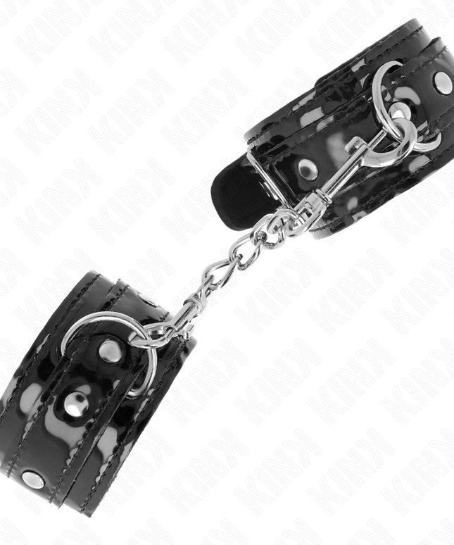 KINK - POLSI IN NEOPRENE LUCIDO REGOLABILI 17-24 CM X 4,5 CM