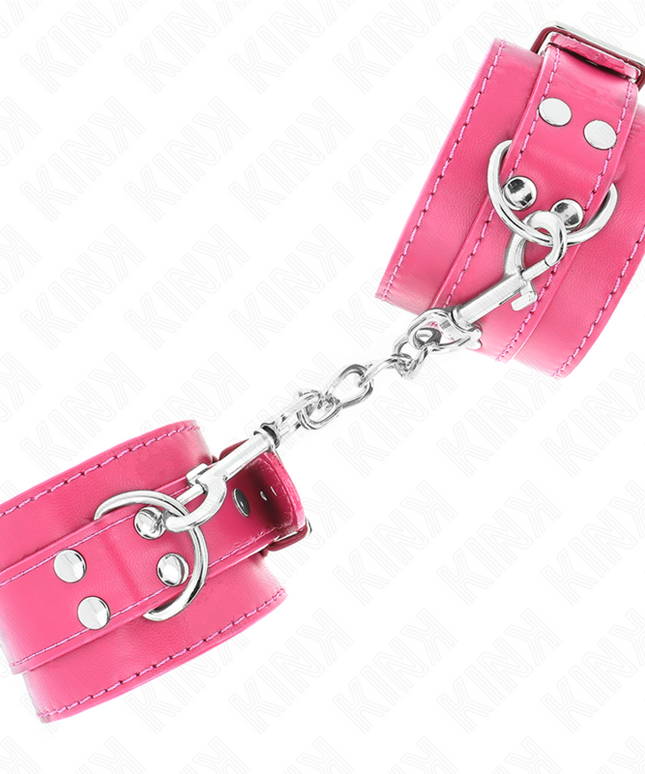 KINK - TENUTA DA POLSO ROSA LAMPONE CON FODERA ROSA LAMPONE REGOLABILE 20-28 CM X 5,5 CM
