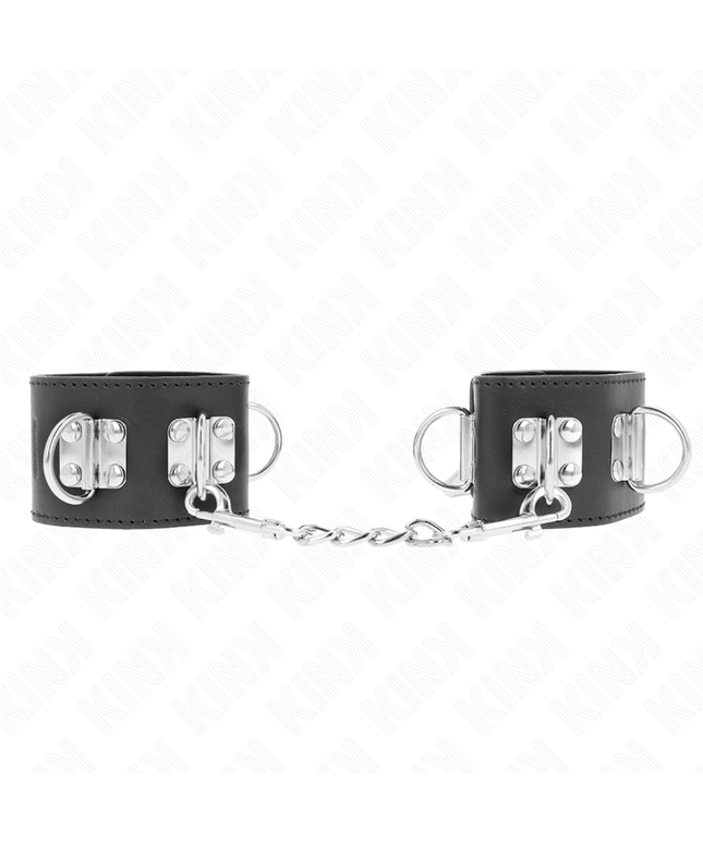 KINK - RESISTENZA DA POLSO MULTIPOSIZIONE CON CHIUSURA A LUCCHETTO NERA REGOLABILE 16-23 CM X 5,5 CM