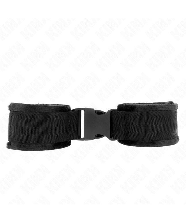 KINK - TENUTA DA POLSO IN NYLON HOOK&LOOP ROSSO-NERO MODELLO 1 REGOLABILE 25-35 CM X 6 CM