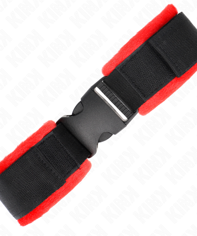 KINK - TENUTA DA POLSO IN NYLON HOOK&LOOP NERA MODELLO 1 AJDUSTABLE 25-35 CM X 6 CM