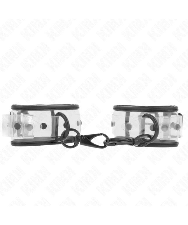 KINK - POLSINI DA POLSO TRASPARENTI REGOLABILI 18-30 CM X 5,5 CM
