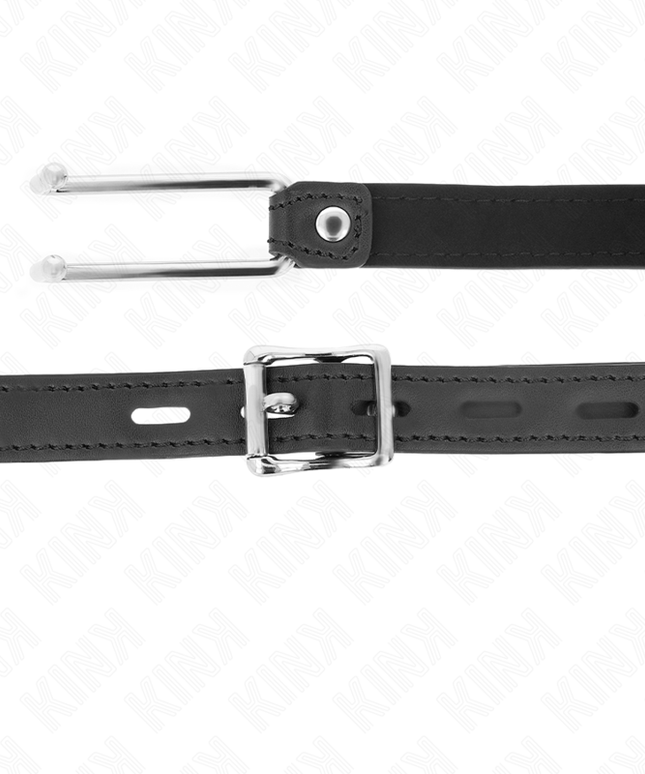 KINK - GANCIO IN METALLO 11.5 CM CON CINTURINO IN SIMILPELLE REGOLABILE 39-58 CM X 2 CM
