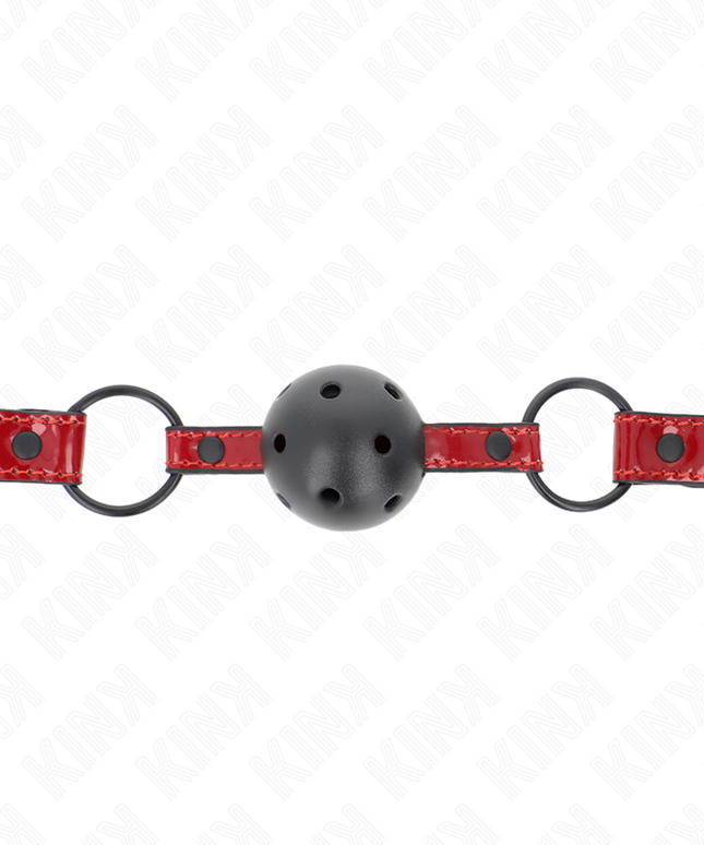 KINK - PALLA IN SIMILPELLE LUCIDA 4.5 CM GAG 63.5 X 2 CM REGOLABILE 41 X 59 CM