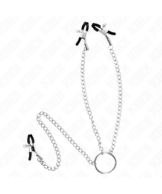 KINK - PINZE PER CAPEZZOLI TRIPLI E CLIT CON CATENA MODELLO 0