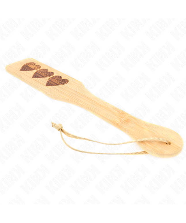 KINK - PALLET IN BAMBÙ DESIGN CUORE 32 X 5,5 CM