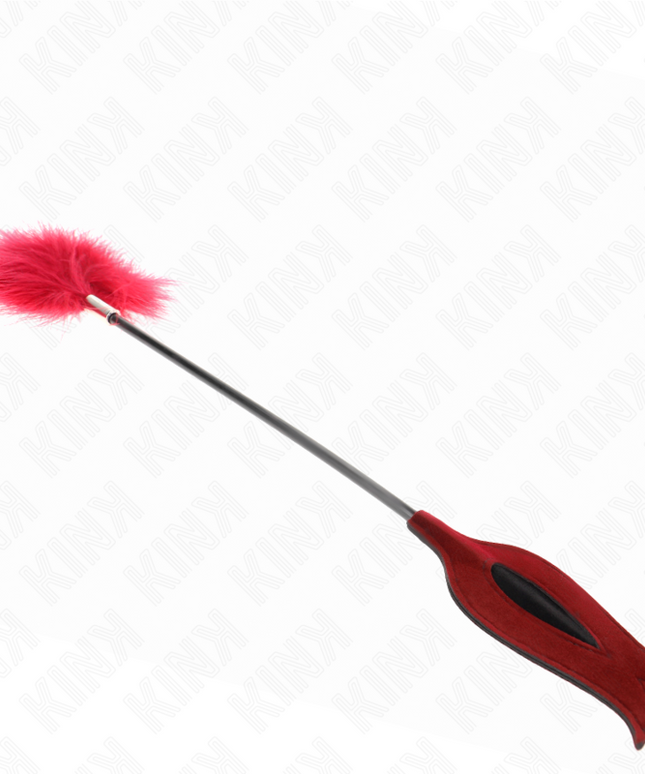 KINK - PIUME SOLLECITANTI CON PAGAIA A FORMA DI ROSA 8 CM