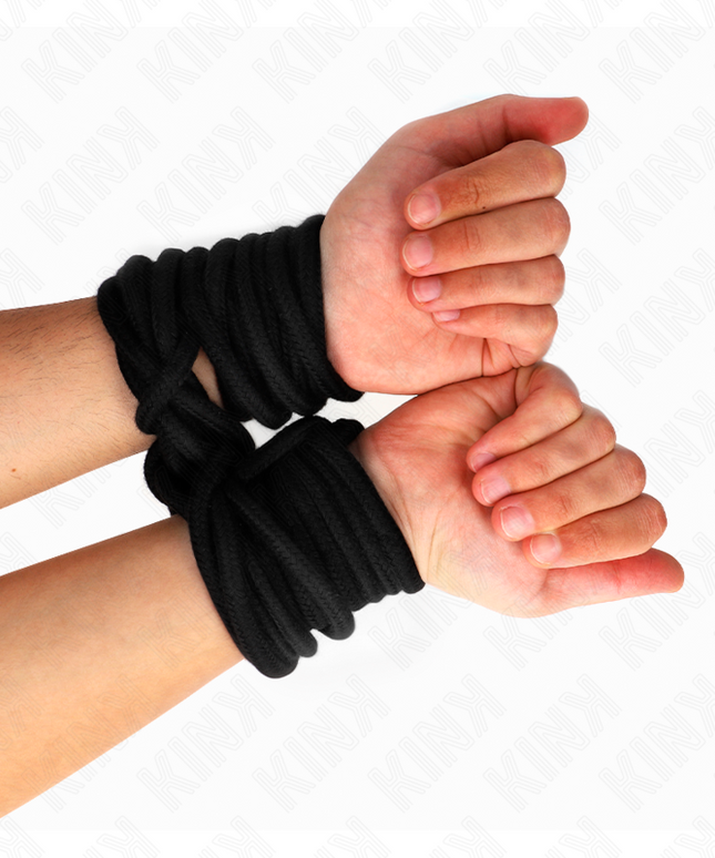 KINK - CORDA IN COTONE 20 METRI NERA