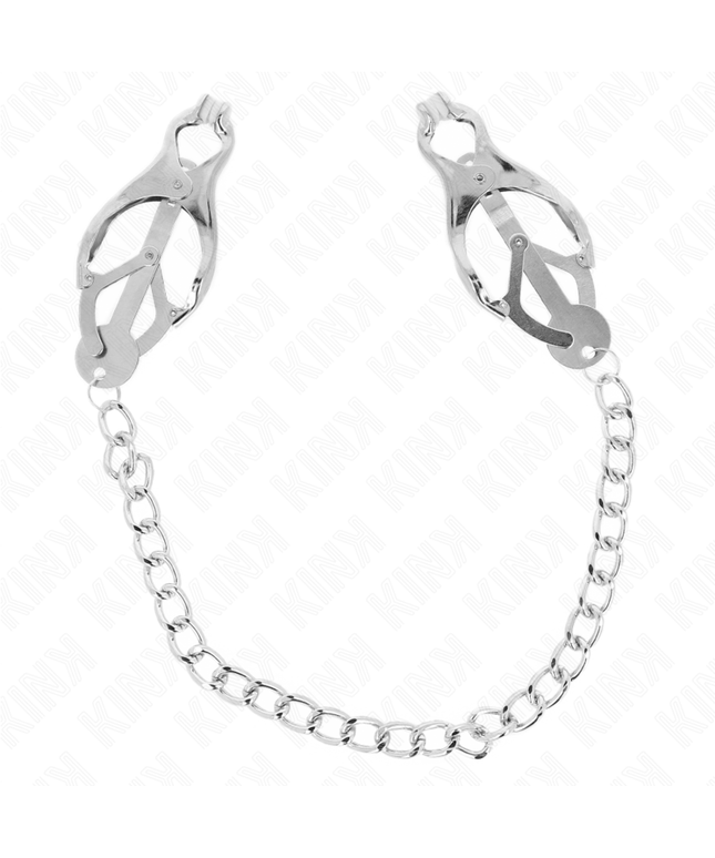 KINK - PINZE PER CAPEZZOLI TRIFOGLIO GIAPPONESE CON CATENA ARGENTO 30 CM