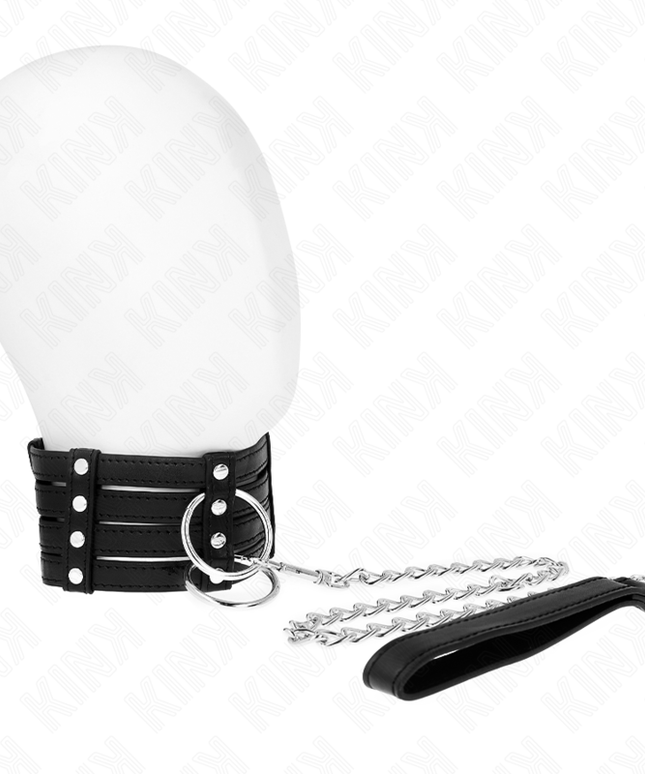 KINK - COLLANA CON CINTURA 65 CM STILE SUB REGOLABILE 35-51 CM X 7 CM