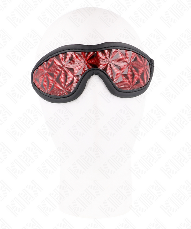 KINK - FASCIA CON MOTIVO A DIAMANTI ROSSI 20,5 x 6 CM