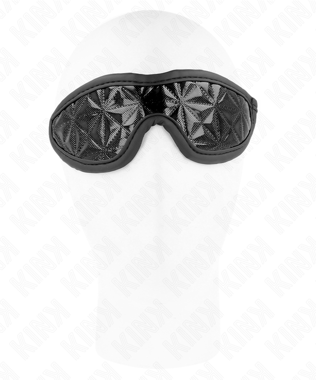 KINK - FASCIA CON MOTIVO A DIAMANTI NERO 20,5 x 6 CM